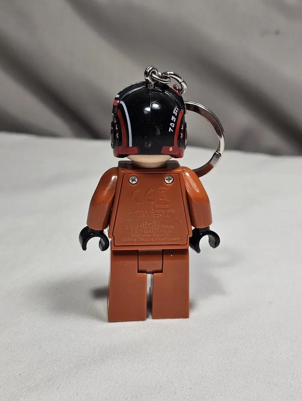 2016 Lego Star Wars Poe Dameron Keychain Minifigure Character - Picture 3 of 3